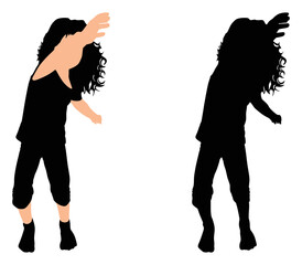 silhouette of a child