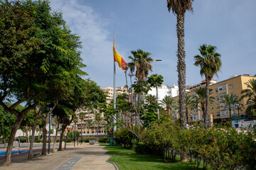 Obraz premium Ceuta Traditional Architecture in a Spanish Enclave in Africa. Ceuta Shares a Border with Morocco. Spain. Africa. 