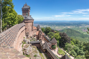 Château du Haut-Koenigsbourg, Elsass, Frankreich
