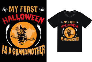 Halloween Day Vector T-shirt Design. 