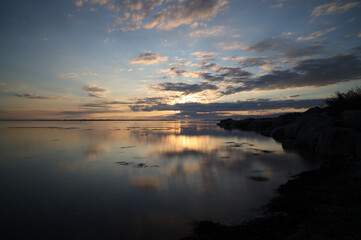 Fototapeta na wymiar Cape Sable at sunset, Nova Scotia