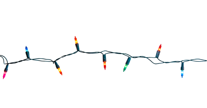 Christmas lights string