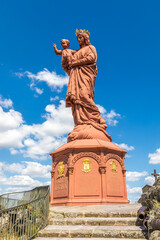 Obraz premium Statue of Notre-Dame de France, Le Puy-en-Velay, France