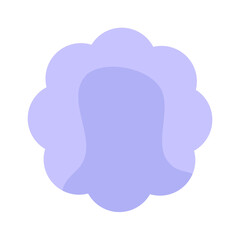 Flower purple sticky note