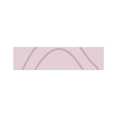 Bookmark gray pink sticky note with soft shadow