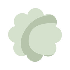 Flower green sticky note