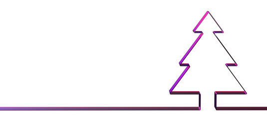 Christmas background with tree continuous