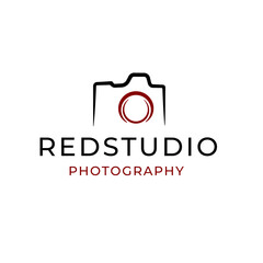 Line art Camera, Photography Logo Design Vector Inspiration