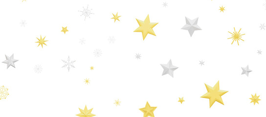 Christmas Card - Snowflakes Of Paper In Frame