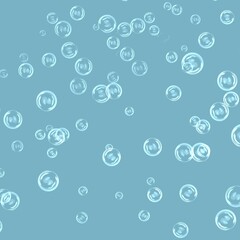 Fototapeta na wymiar seamless background with bubbles