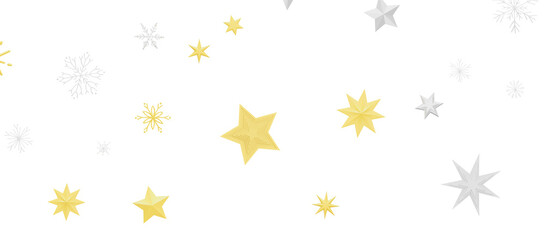 Christmas Card - Snowflakes Of Paper In Frame