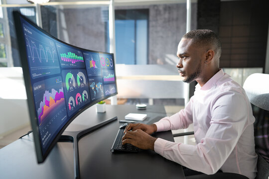 KPI Business Analytics Data Dashboard