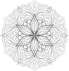 Mandalas for coloring book color pages.Anti-stress coloring book page for adults.
