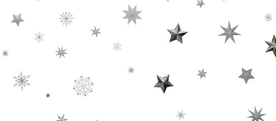 Snowflakes Falling On Snow - Winter Banner