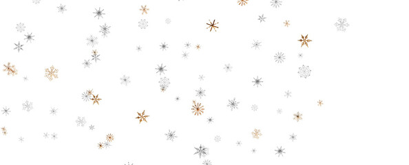 Winter christmas sky with falling snow