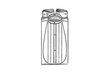 Fashion Shirt for Men – Vintage Illustration