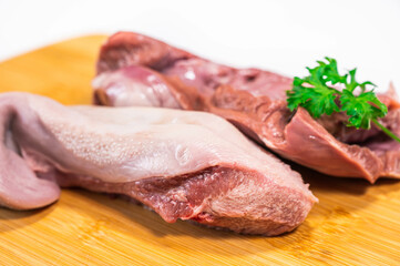 豚タンと豚ハツ