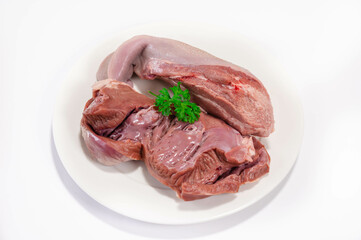 豚タンと豚ハツ