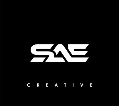 SAE Letter Initial Logo Design Template Vector Illustration