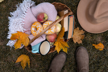 girl and picnic basket