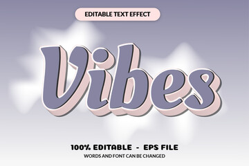 Editable text effect words and font can be changed