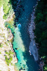 Landscape of Tara river canyon. Durmitor National Park. Montenegro.