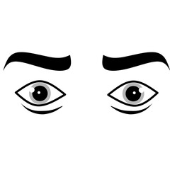 Eye vector,. Beautiful eyes, Woman's  sexy luxurious eye, eyes with eyebrow element, Eyes