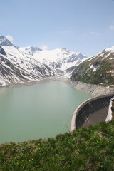 Kaprun Hochgebirgsstauseen - water reservoirs in mountains, Kaprun, Austria
