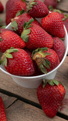 strawberries in a basket