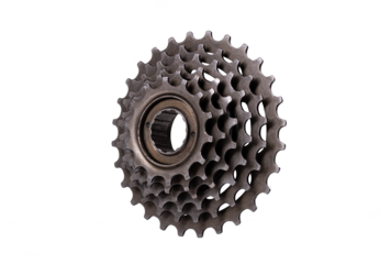 Rear bicycle rack mounted on the rear wheel.