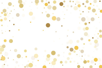 Gold glitter confetti, great design for any purpose. Party decor.