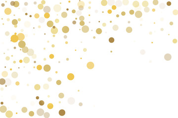 Gold glitter confetti, great design for any purpose. Party decor.