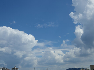 하늘, 쾌청한, 푸른, 상쾌한, 청명함, SKY, 구름, blue, 네이처, 날씨, 여름, 공기, 흐린, 천국, 높다, 명랑한