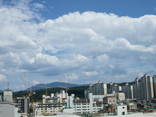 하늘, 쾌청한, 푸른, 상쾌한, 청명함, SKY, 구름, blue, 네이처, 날씨, 여름, 공기, 흐린, 천국, 높다, 명랑한