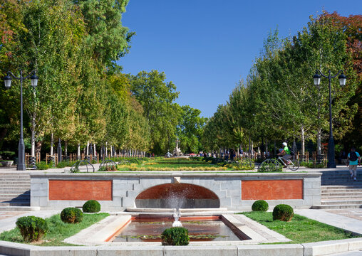 Retiro Park In Madrid