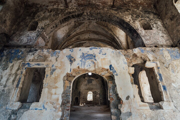 Entry & Interior Abandoned Greek Orthodox Church,