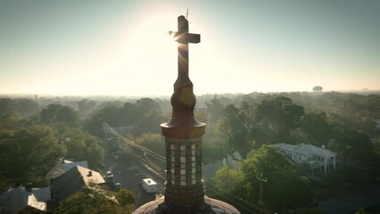 Church Steeple in the Morning