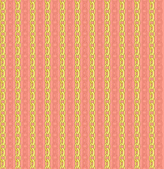 Seamless baroque vector pattern with chain braid. Vector patch for print, fabric, scarf design. Endless ornament for wrapping paper, wallpaper, fashion, textile, fabric