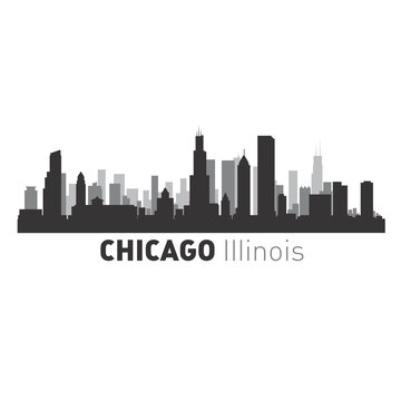 Chicago Illinois City Vector