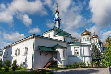 Fototapeta na wymiar Church of the Holy Fathers in Raifa, Russia.