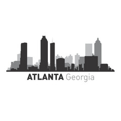 Atlanta Georgia city vector illustration