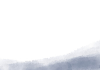Fototapeta premium Watercolor painting winter christmas snowy background texture space for text