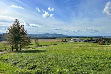 landscape with sky and clouds