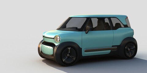 keicar design, car on a white background