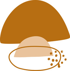 Abstract Organic Shape Vector Illustration