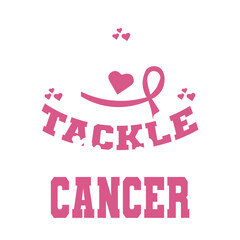 tackle breast cancer, cancer fight svg, football sport cancer svg png, wear pink svg, Cancer awareness Svg, cancer svg png, support squad

