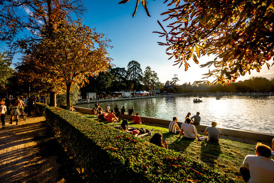 Park "El Retiro" in Madrid