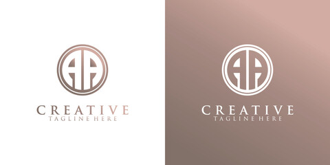 Modern A abstract logo design Premium Vector