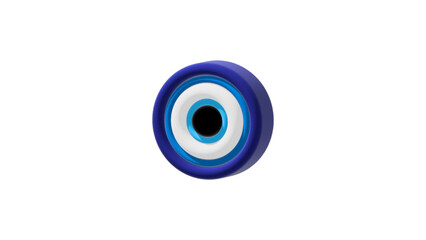 Turkish evil eye symbol 3D vector - The Nazar Boncuk charm symbol in 3D - vector evil bead icon illustration	