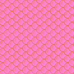 Fish Scale Repeat Pattern © Jaclyn Caris